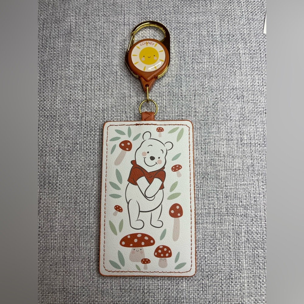 Disney Winnie th Pooh Eeyore, Piglet, Pooh Bear, and Tigger Retractable Lanyard